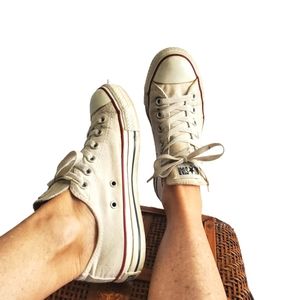 Converse ALL*STAR white canvas sneakers